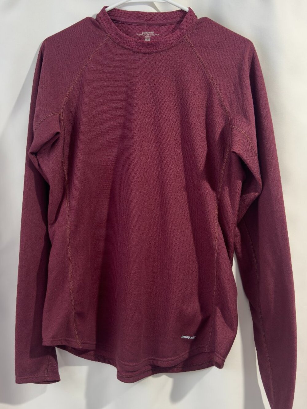 Patagonia Capilene Womens L/XL Hiking Outdoor Baselayer Performance Top Purple